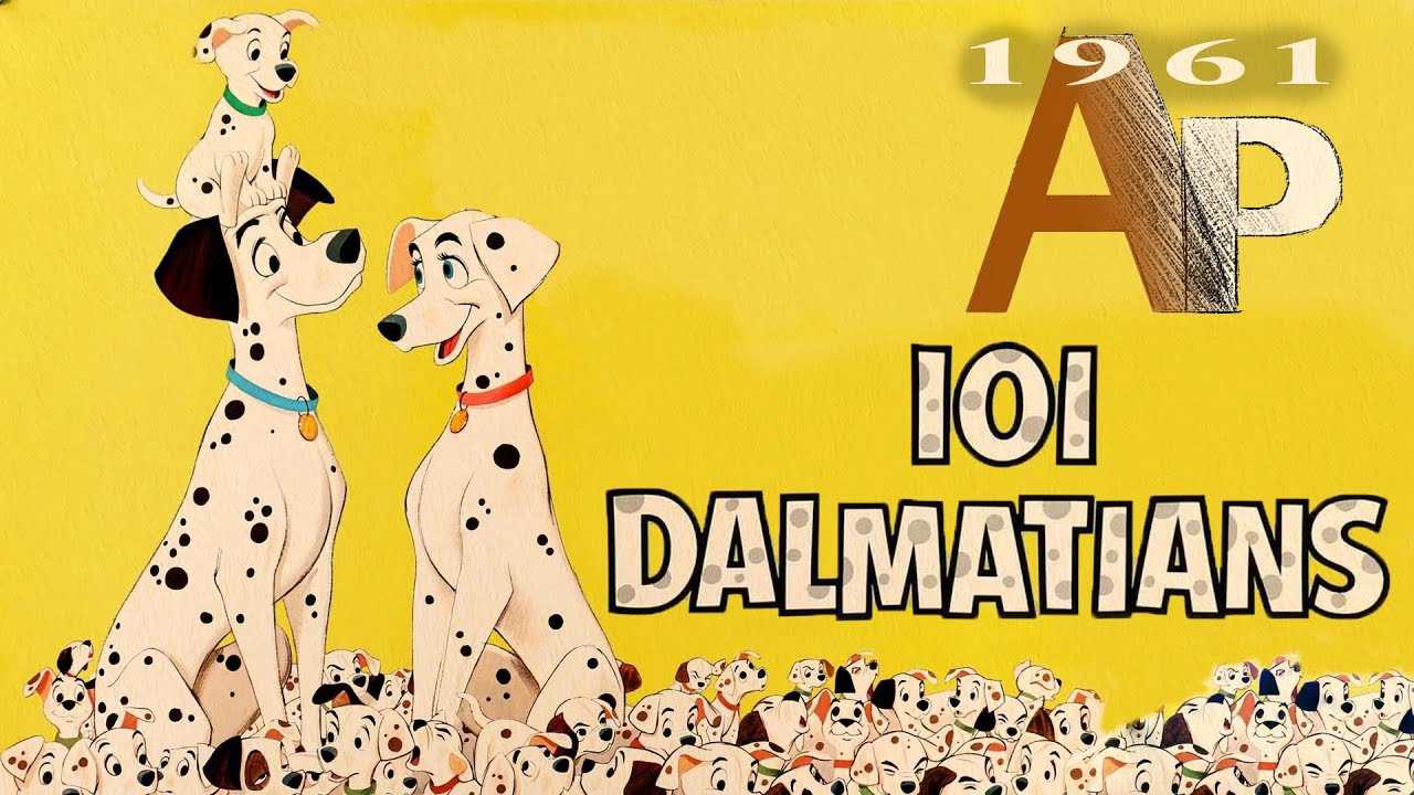 poster 101 Chú Chó Đốm 1961 One Hundred and One Dalmatians