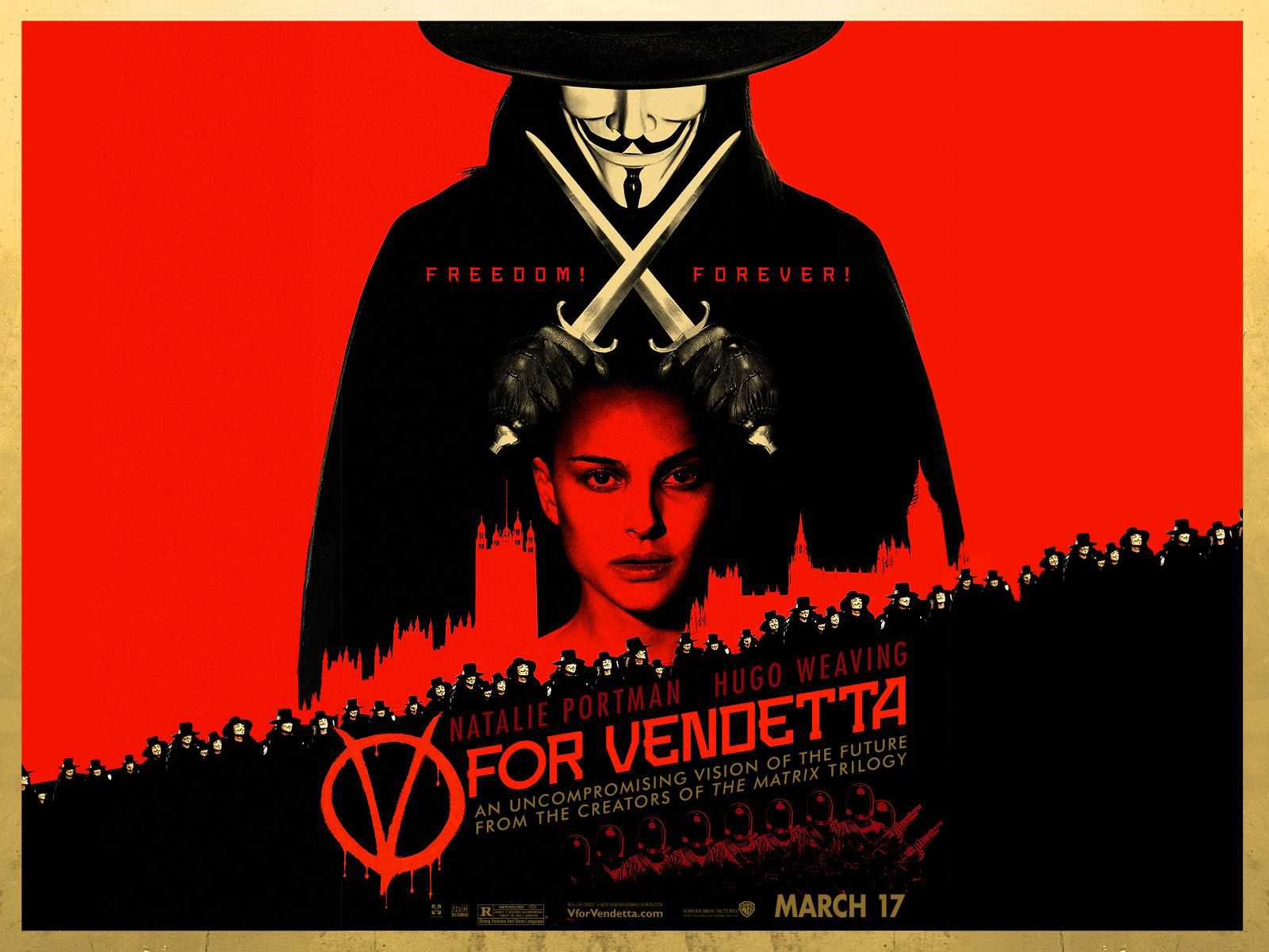 poster Chiến Binh Tự Do V for Vendetta