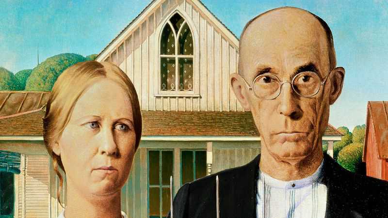 poster Giết Người Kiểu Mỹ American Gothic