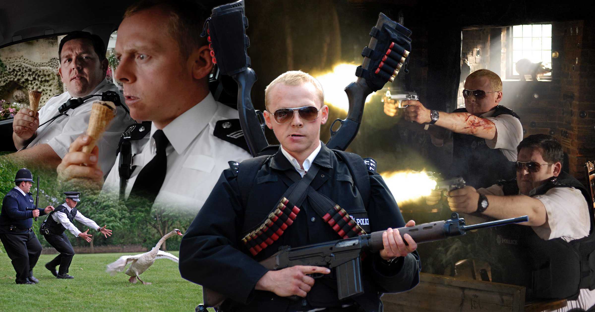 poster Siêu Cớm Hot Fuzz