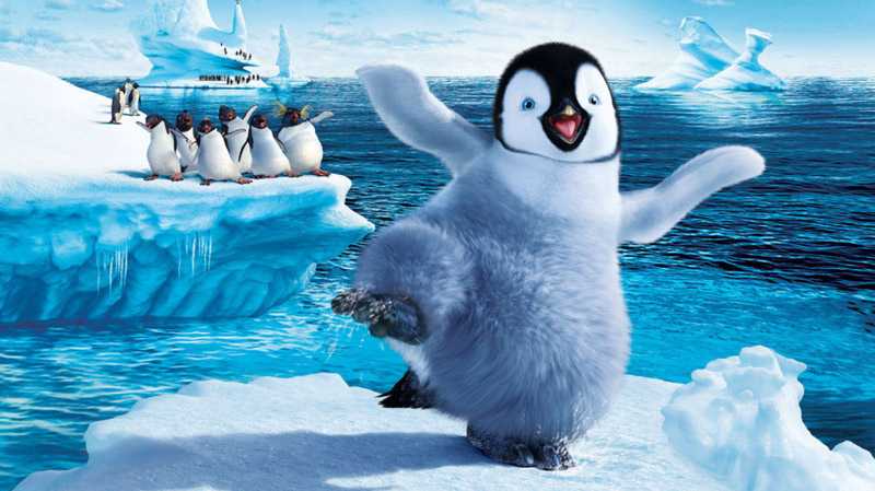 poster Vũ điệu chim cánh cụt Happy Feet