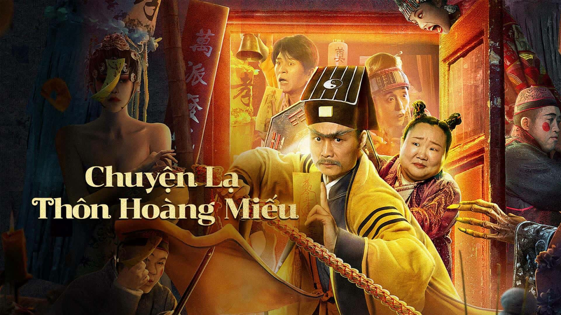 poster Chuyện Lạ Thôn Hoàng Miếu HUANG MIAO VILLAGE'S TALES OF MYSTERY