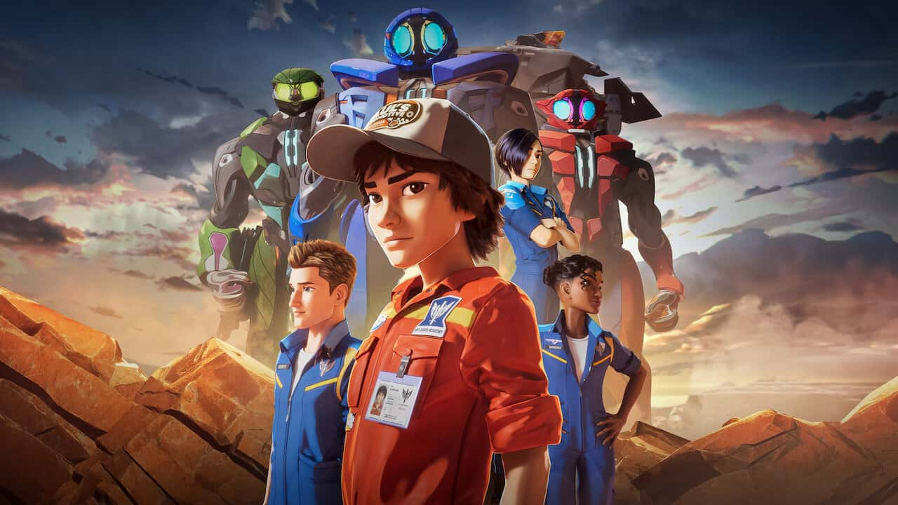 poster Đội phi công robot Mech Cadets