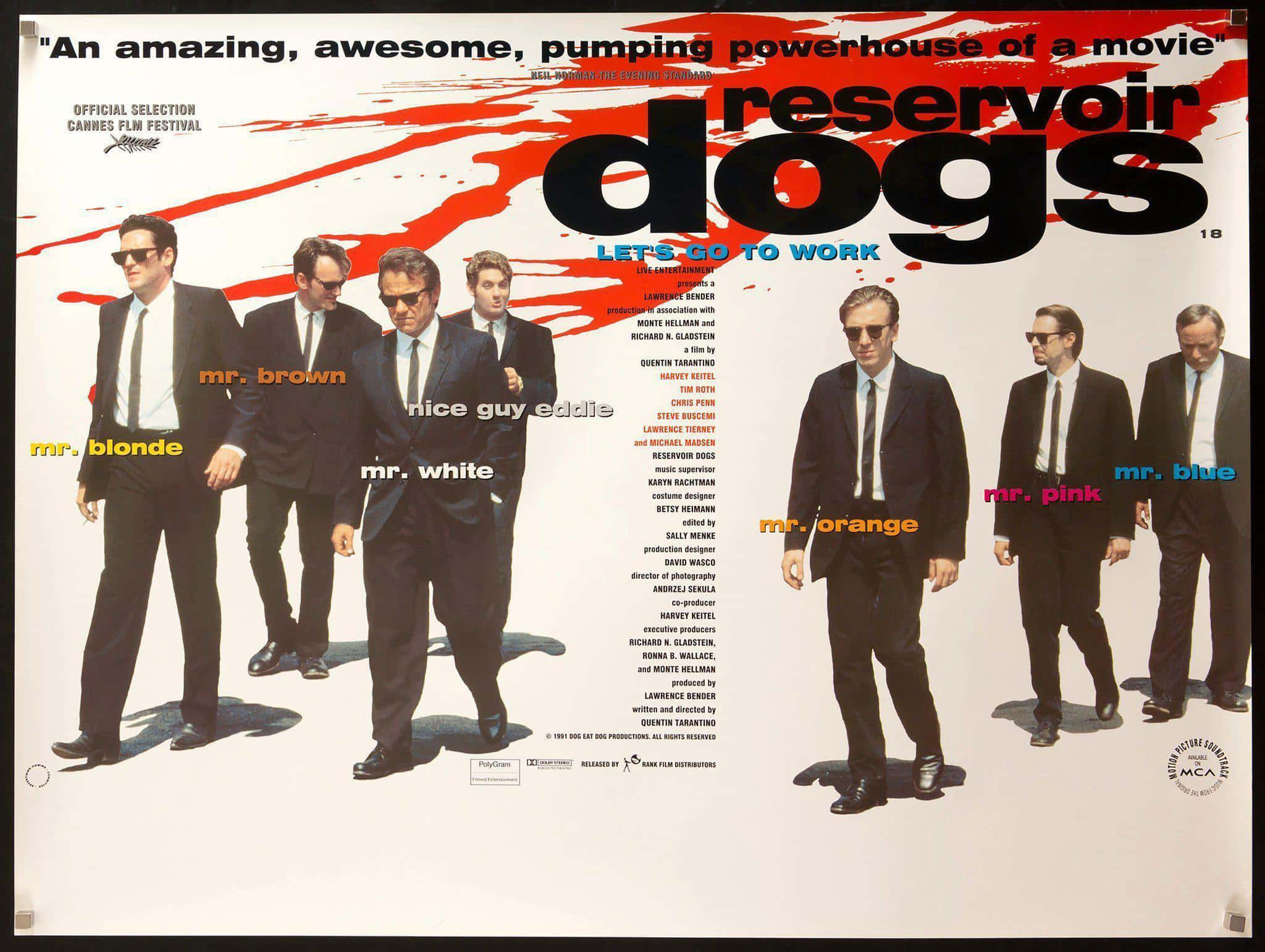 poster Những Kẻ Phản Bội Reservoir Dogs